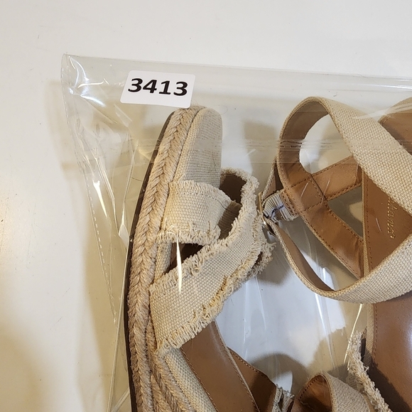 TOMMY BAHAMA Bethany Women's Cream textil Upper Wedges Strappy  Sandals 9.5M - Picture 14 of 14